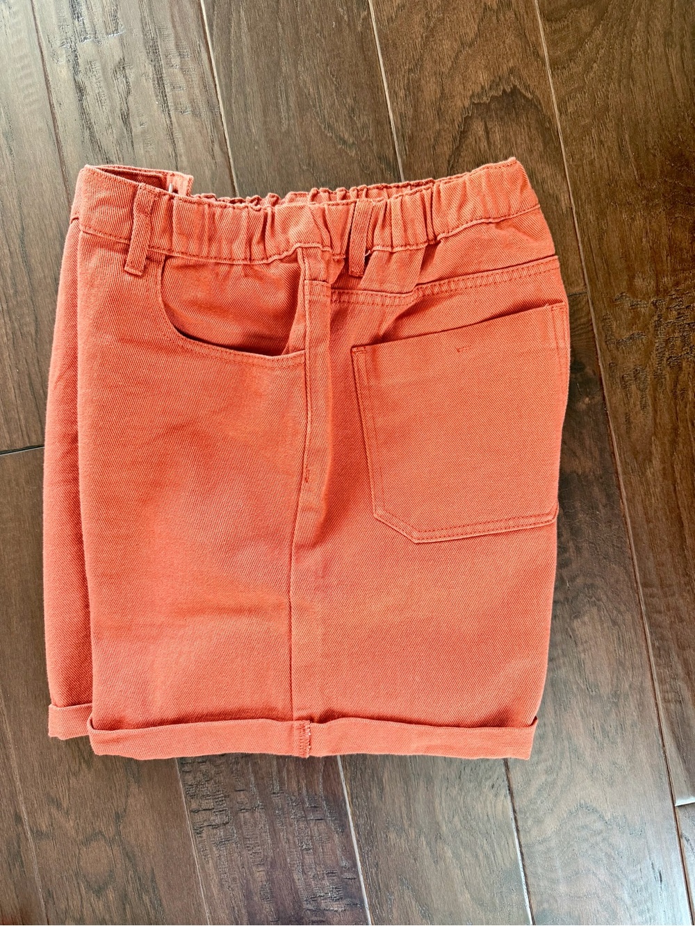 Betsey’s Boutique Shop Women's Coral Shorts with Elastic Waist and Patch Pocket